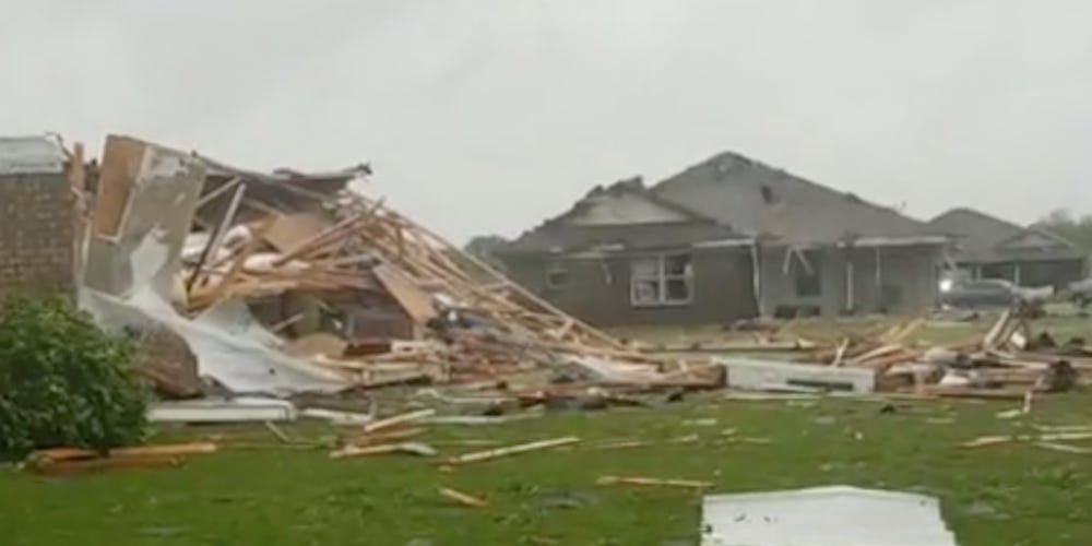 At least 6 people are dead in Mississippi as strong tornadoes and severe storms threaten millions in the South