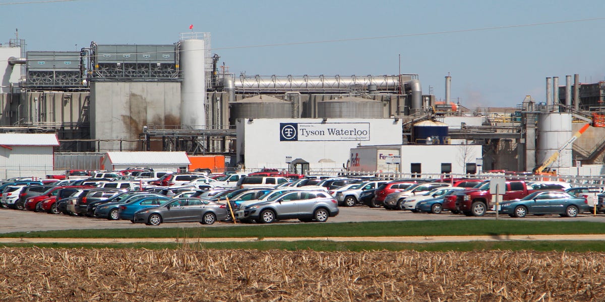 Nearly 200 COVID-19 cases force Tyson Foods to indefinitely suspend operations at its pork processing plant in Waterloo, Iowa, but the citys mayor says this move came too late