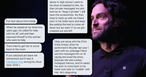 Chris DElia and the rise of Twitter as a platform to call out sexual predators