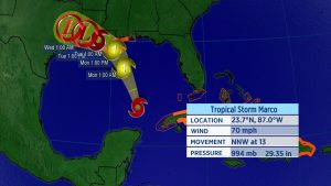 Hurricane Warning Issued For Parts of Louisiana