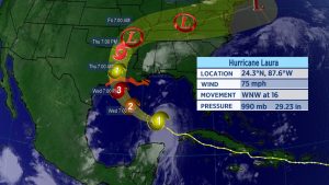 Hurricane Warnings Added to Gulf Coast Ahead of Laura