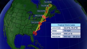 Isaias Nears Landfall, Impacts Coming for Much of East Coast