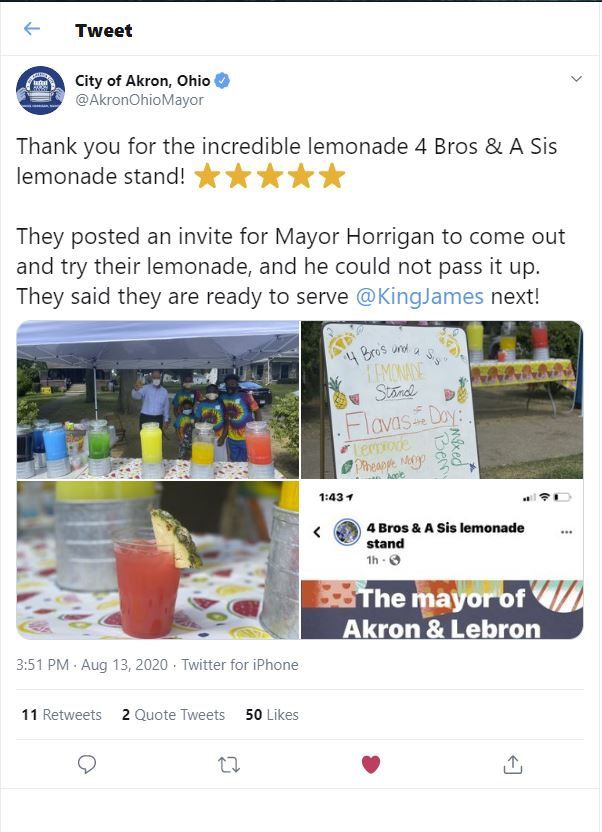 From a Lemonade stand to an LLC: 4 Bros and a Sis Lemonade Seeks a Storefront in Ellet
