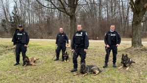 Akron Adds Four New K-9 Officers to Growing Ranks of Police Department