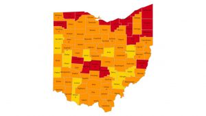 Ohio COVID-19 case rate drops below 100 as 14 counties go back down to yellow