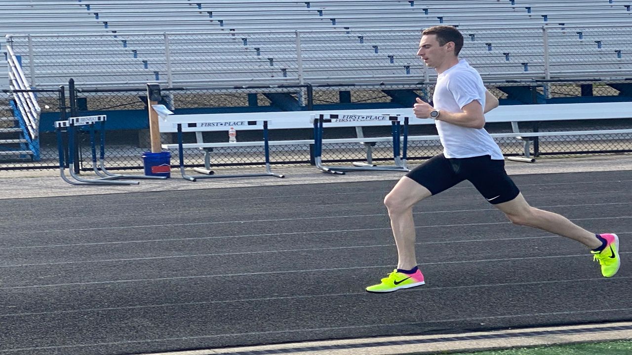 Ohio track and field Olympian trains for 2021 Tokyo Games at local high school