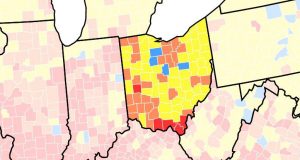 CDC: 34 Ohio counties have elevated COVID-19 spread, recommends masks for residents
