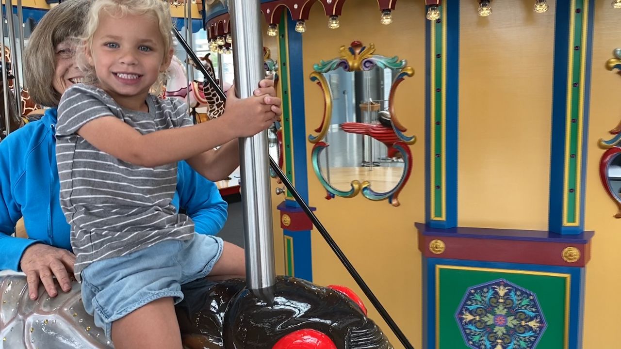Carousel brings back smiles to kids faces