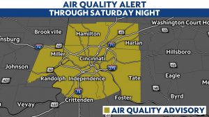 Air Quality Alert issued in Southwest Ohio