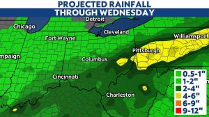 Cold front, remnants of Ida to impact Ohio to start the week