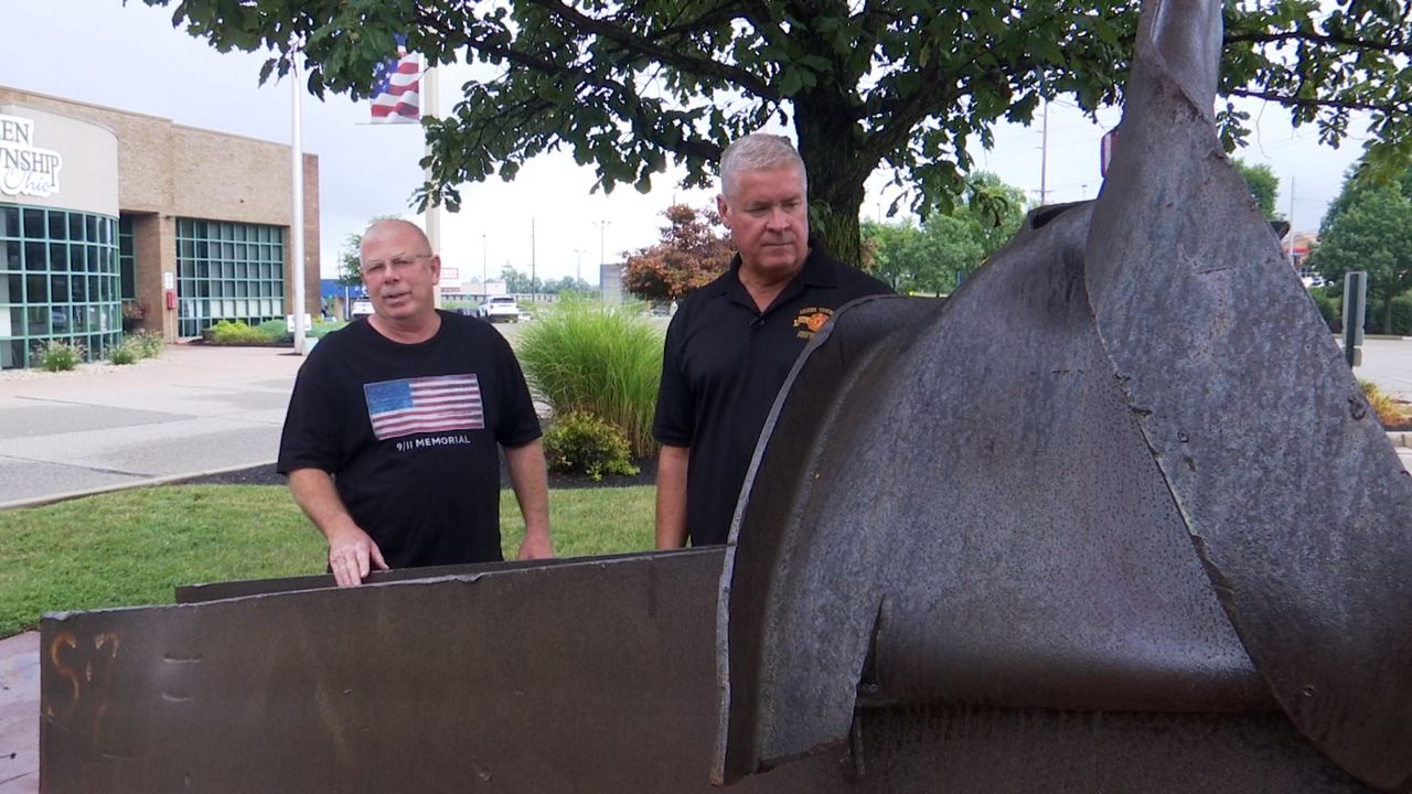 Ohio township continues to revere one of the largest pieces of World Trade Center steel 20 years later