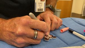 Pediatric surgeon creates unique bandages for patients