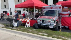 The Woody Wagon remains a mainstay at Ohio State tailgates