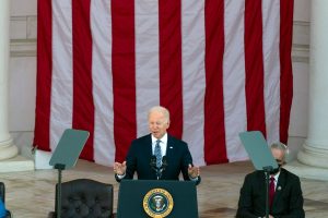 Read more about the article You are the very spine of America: Biden salutes veterans at Arlington Cemetery