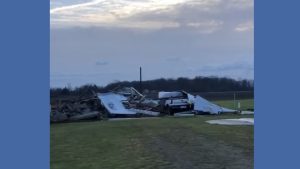 Hardin County EF-1 tornado packed wind speeds of 110 mph, lifted roof off home