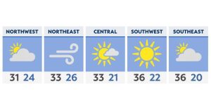 A shot of cold air for Wednesday