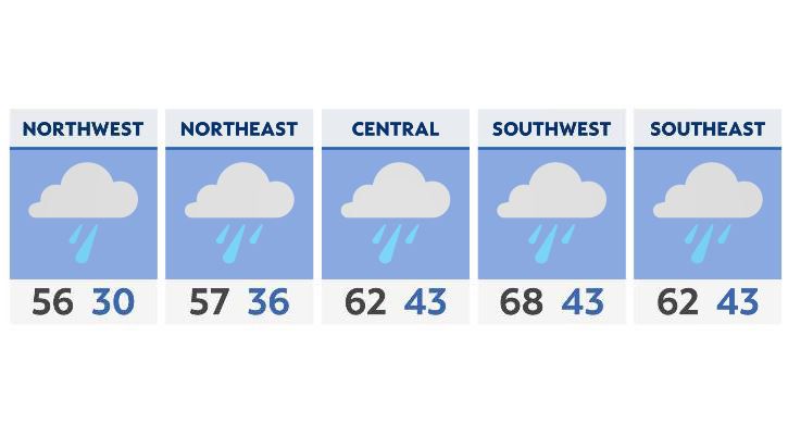 Record warmth, rain this Christmas Day