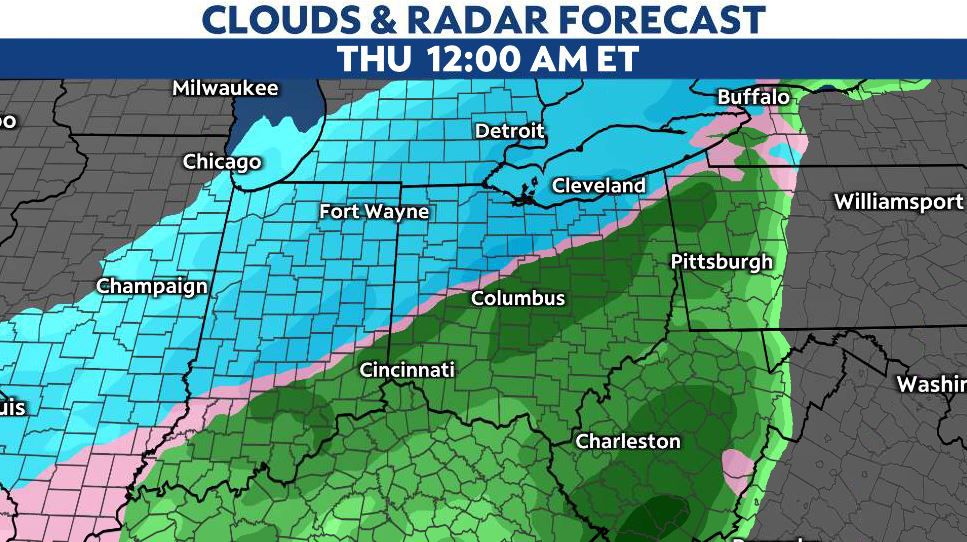 An unsettled week ahead for all of Ohio