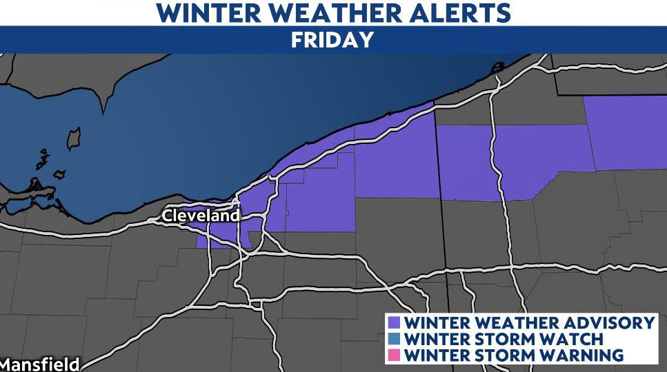 Messy morning as lake effect snow impacts morning drive
