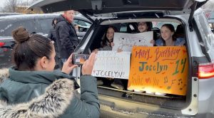 Westerville residents honor 14-year-old cancer patient with birthday parade