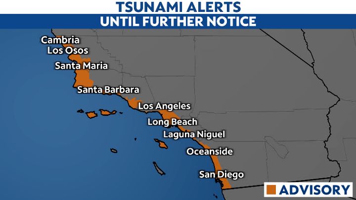 Volcano erupts in Pacific, West Coast under tsunami advisory