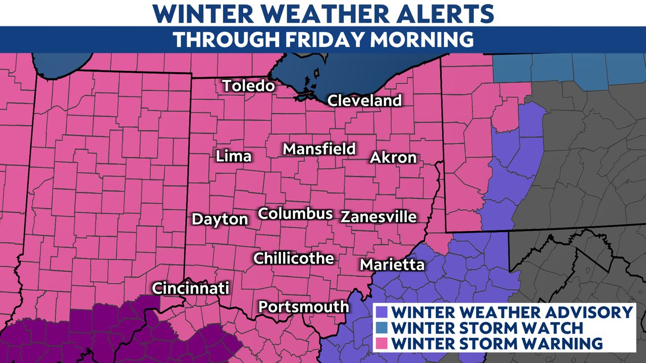 Live updates: Heavy snow for most of Ohio, ice storm along Ohio River