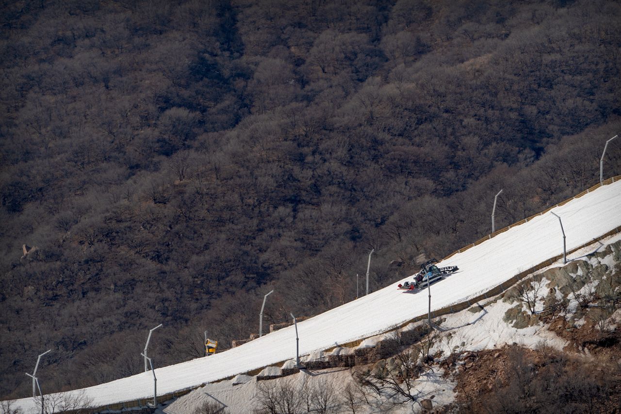 If you think the snow at the Winter Olympics is real, think again