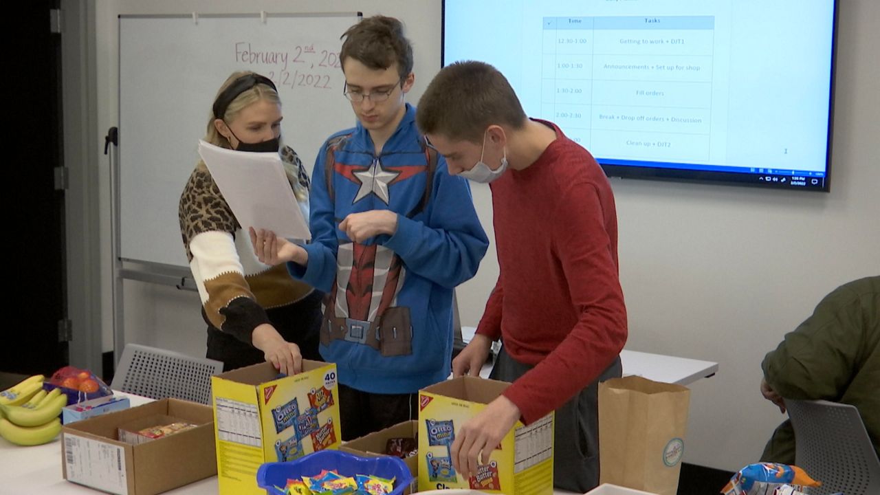 Snack shop program teaching students with disabilities valuable workplace skills