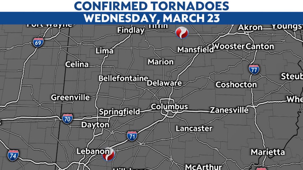 NWS confirms 2 tornadoes from Wednesdays storms