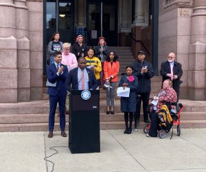 Read more about the article Cincinnati hoists trans pride flag at city hall to mark Transgender Day of Visibility