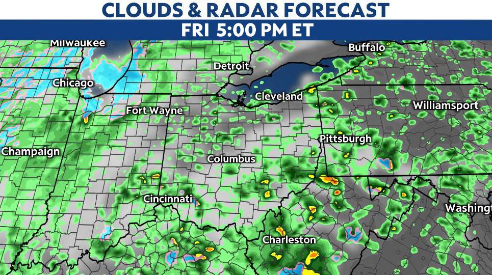 Spring is put on pause again this weekend with snow showers and chilly highs