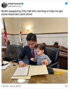 Read more about the article Its a boy! Cincinnati Mayor Aftab Pureval to take time off after birth of second child