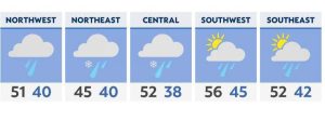 Read more about the article Rain and wet snow return Monday