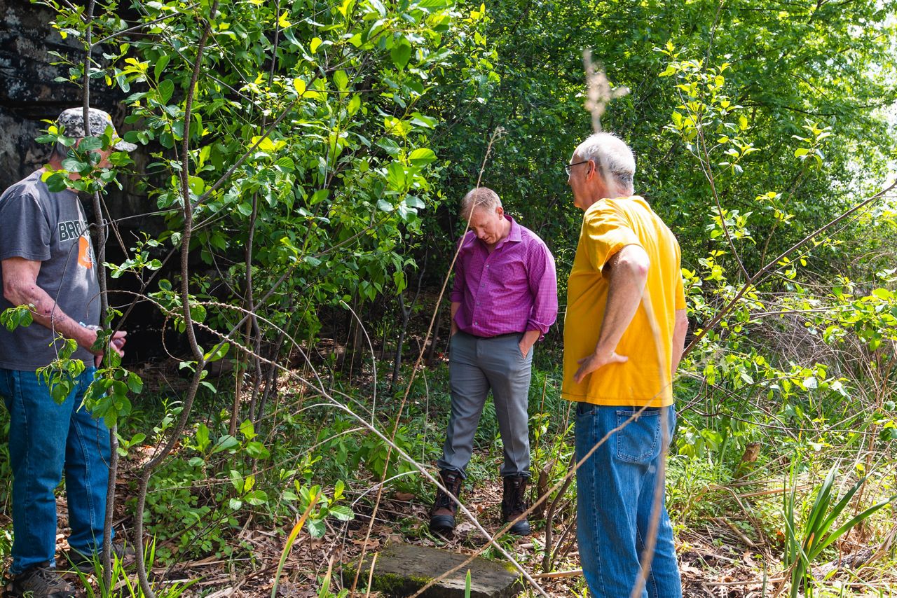 Fisherman find 240-year-old carved stone on banks of Cuyahoga River