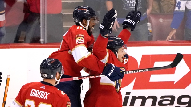 Montour scores OT winner as Panthers win 13th straight; beat Leafs – TSN