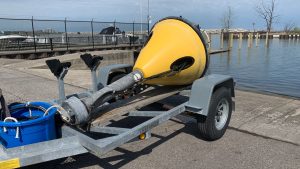 Smart buoys placed in Lake Erie monitor water quality, act as floating laboratories