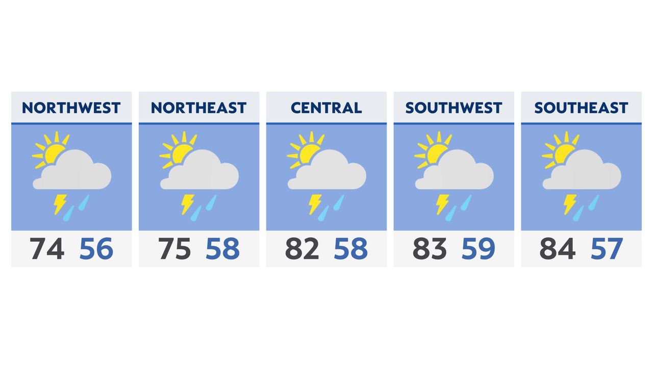 More storms late Wednesday