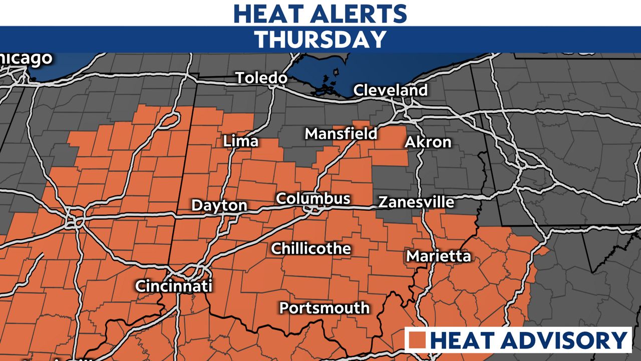 Thursday is the last hot and humid day–for now