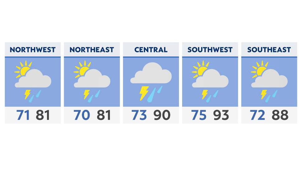 Heat builds, fueling threat of storms