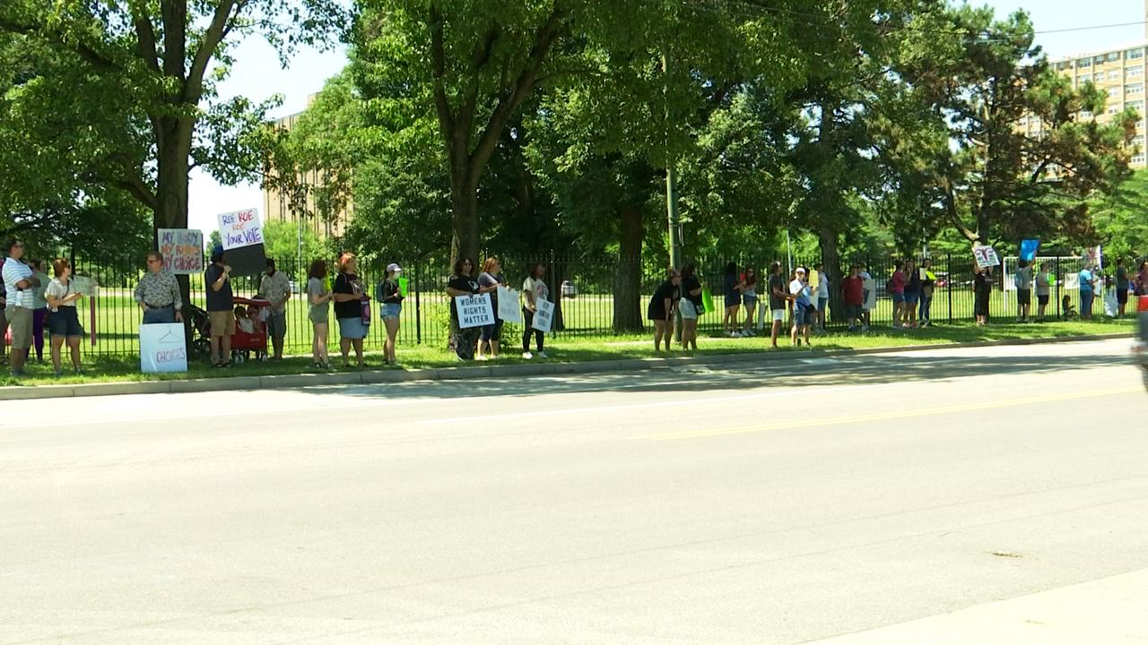 Abortion rights activists plan monthly protests in Dayton