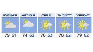 Read more about the article Still tracking pop-ups for your Tuesday forecast