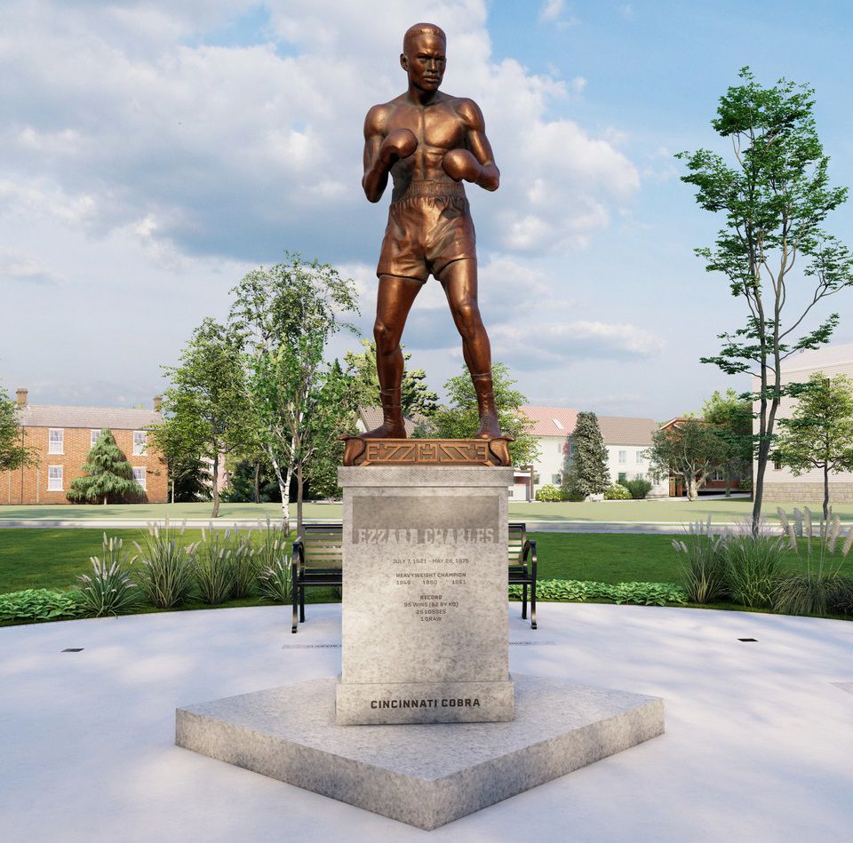 Ezzard Charles statue to debut in West End park newly named in honor of Cincinnati Cobra