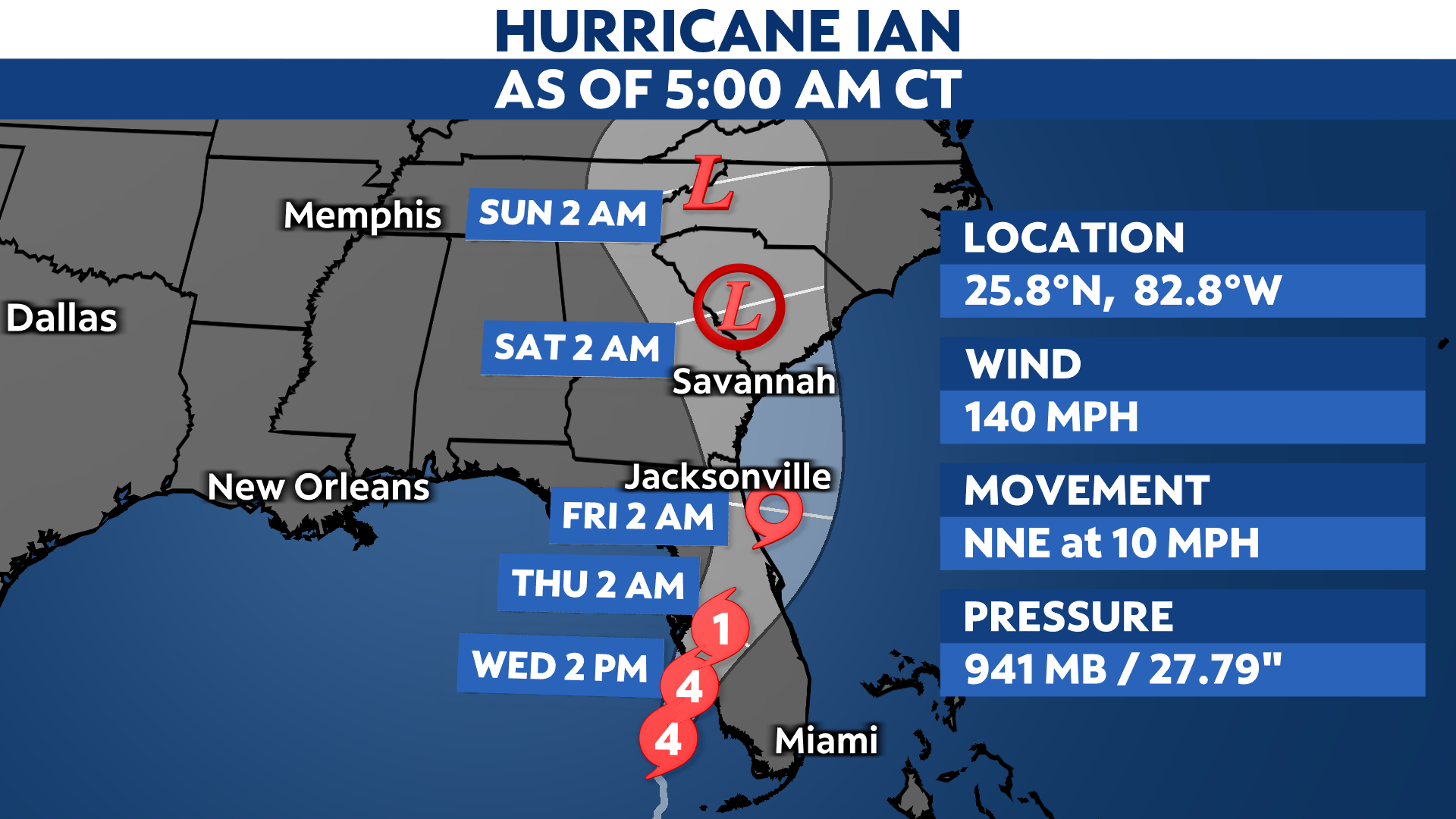 Ian becomes a Category 4 hurricane