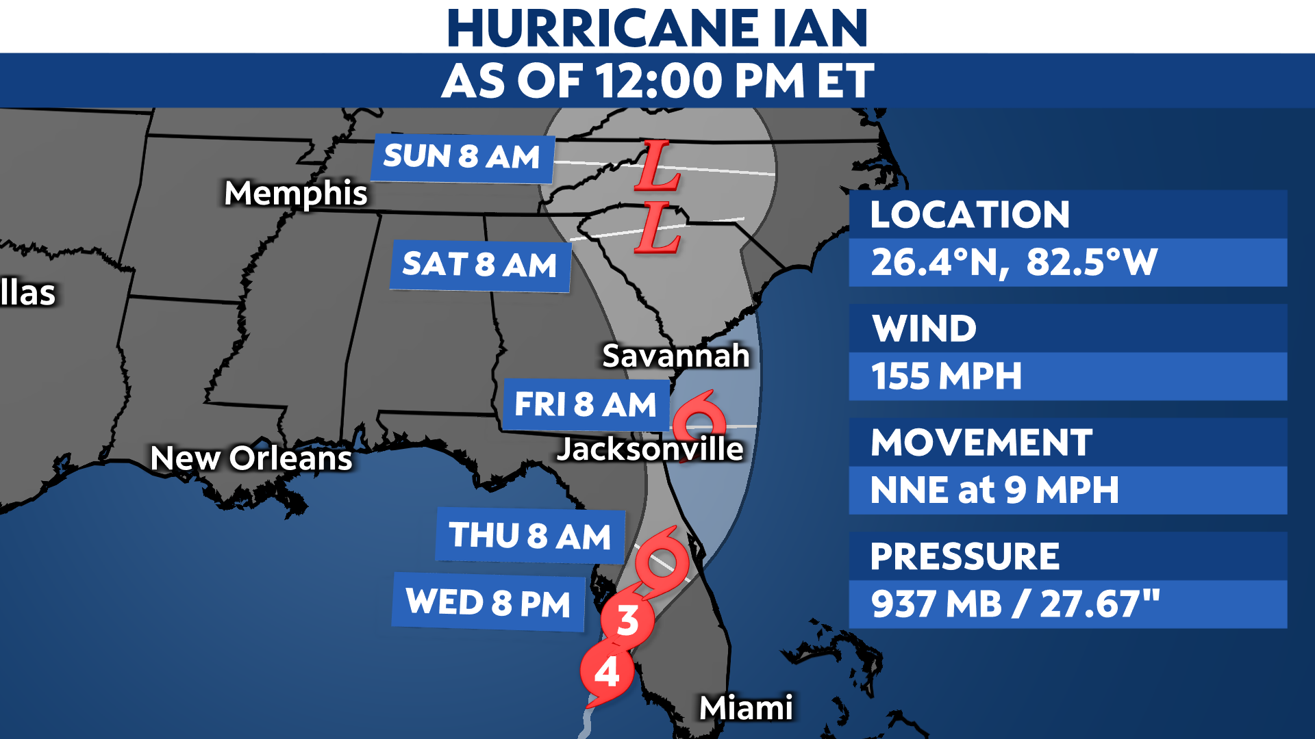 FEMA says its ready to respond to Hurricane Ian