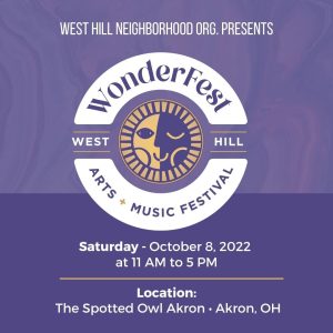 Read more about the article Explore West Hill: Akron’s live-work community hosts WonderFest Arts & Music Festival Oct. 8