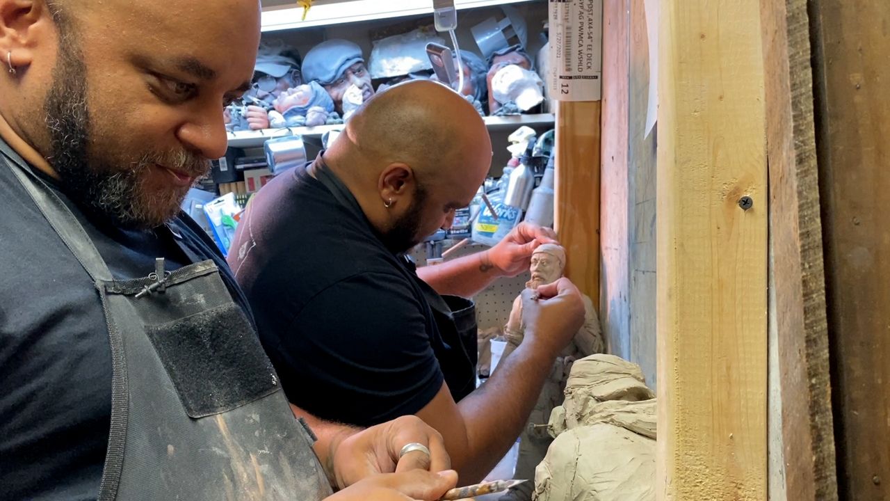 Ohio-based twin sculptors inspired by working class