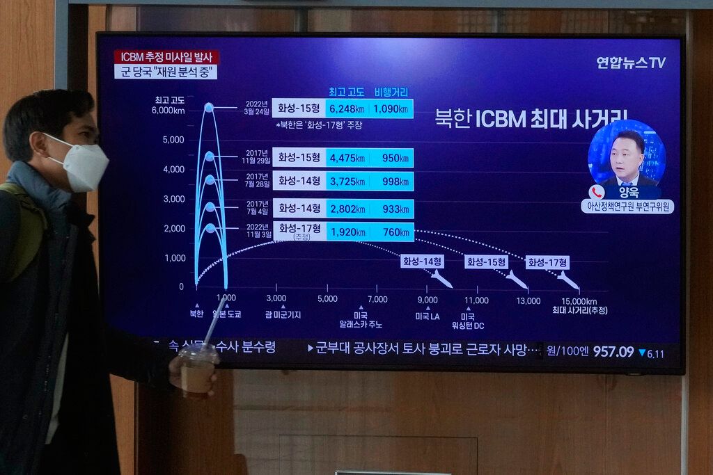 North Korea test-fires ICBM with range to strike entire U.S.