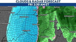 Thursday night our winter storm begins