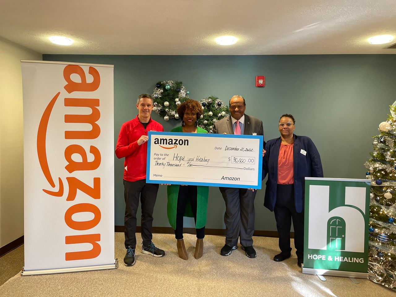 Amazon donates $30K, supplies for families to Akron Battered Women’s Shelter