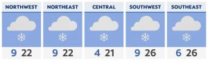 Read more about the article Another batch of light snow Monday